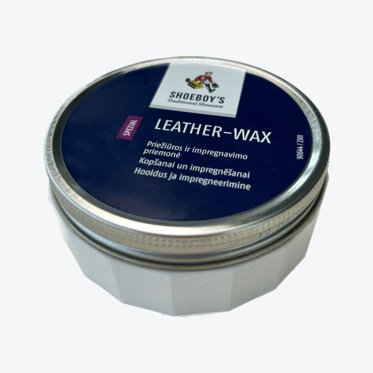 Természetes bőrápoló cipőviasz LEATHER WAX