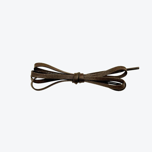 Waxed Shoelaces Dark Brown