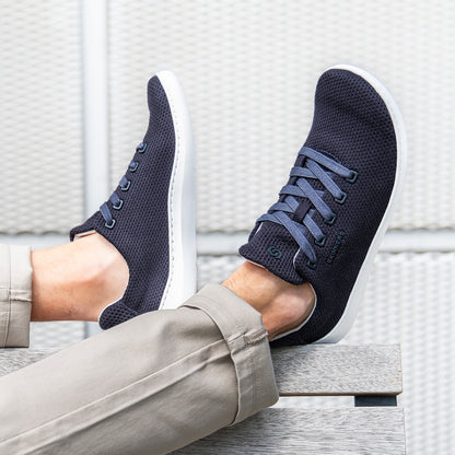 Textil cipőfűzők sötétkék