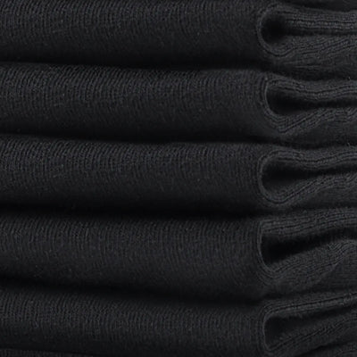 Socken No Show Black (Dreierpack)