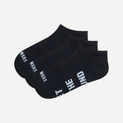 Low Cut Black zokni (3 pár)