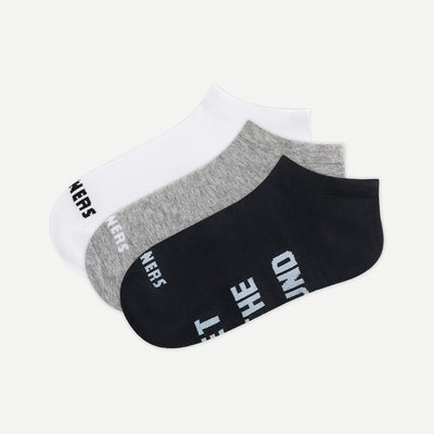 Low Cut White/Grey/Black zokni (3 pár)