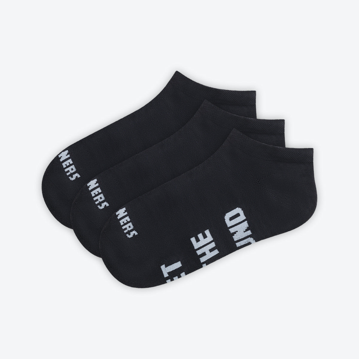 Low Cut Black zokni (3 pár)