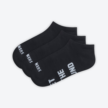 Low Cut Black zokni (3 pár)
