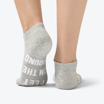 Socken Low Cut White/Grey/Black (Dreierpack)